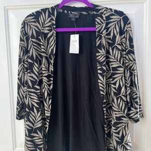 J Jill Wearever Open Cardigan